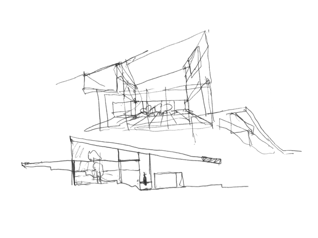 建築家によるスケッチ